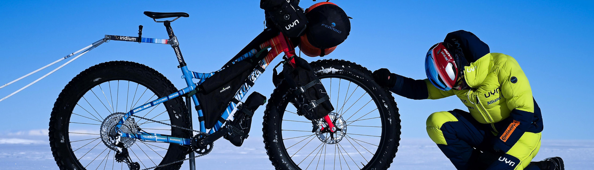 Ultrabiker Omar Di Felice tells us about his adventure in Antarctica on two wheels
