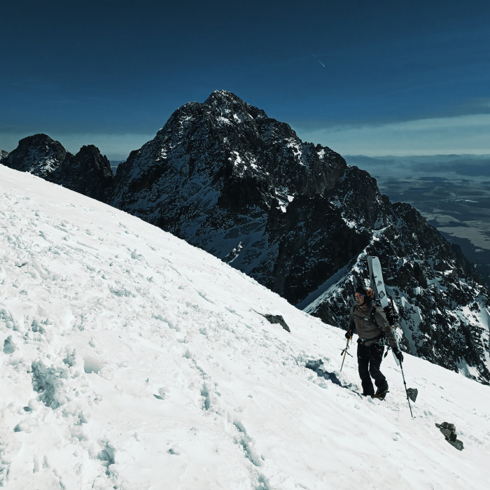 On skis in the wild heart of the Tatra Mountains