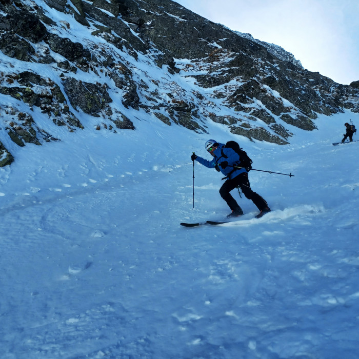 On skis in the wild heart of the Tatra Mountains
