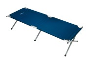 aluminium camping cot blue colour